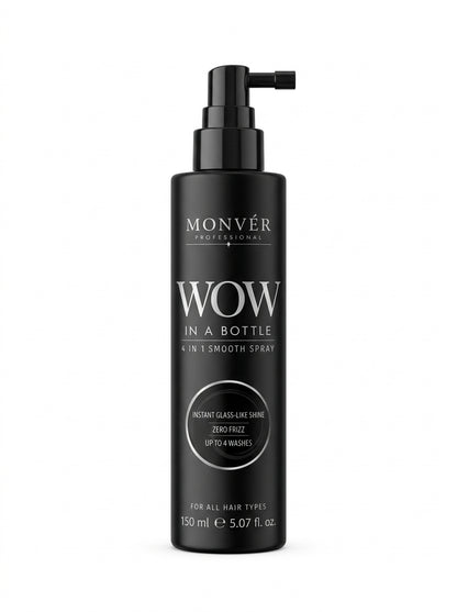 Профессиональный спрей 4-в-1 Monvér WOW IN A BOTTLE для гладкости волос