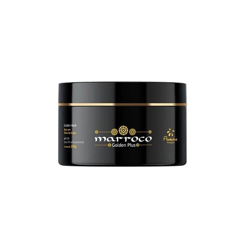Floractive Marroco Golden Plus Mask - Nourishment and Hydration for dry and porous hair