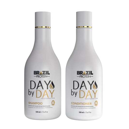 Brazil Protein Day by Day Restoration Kit (Shampoo + Conditioner)