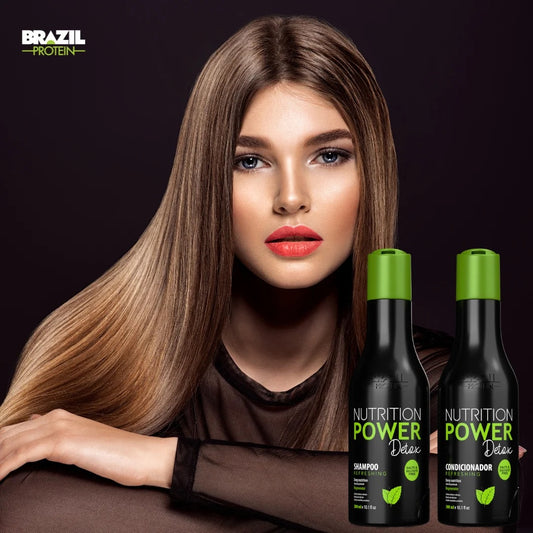 Brazil Protein Nutrition Power Detox Kit (Shampoo + Conditioner)